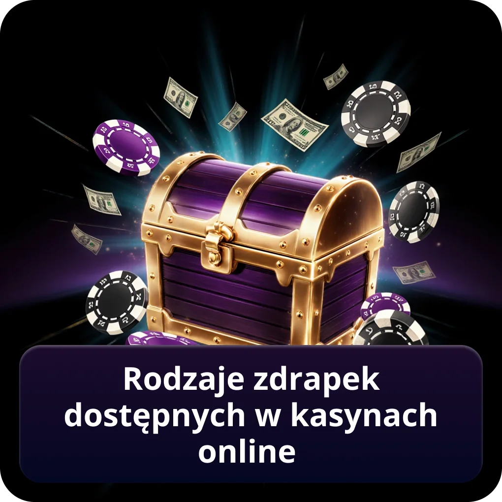 Rodzaje zdrapek dostępnych w kasynach online