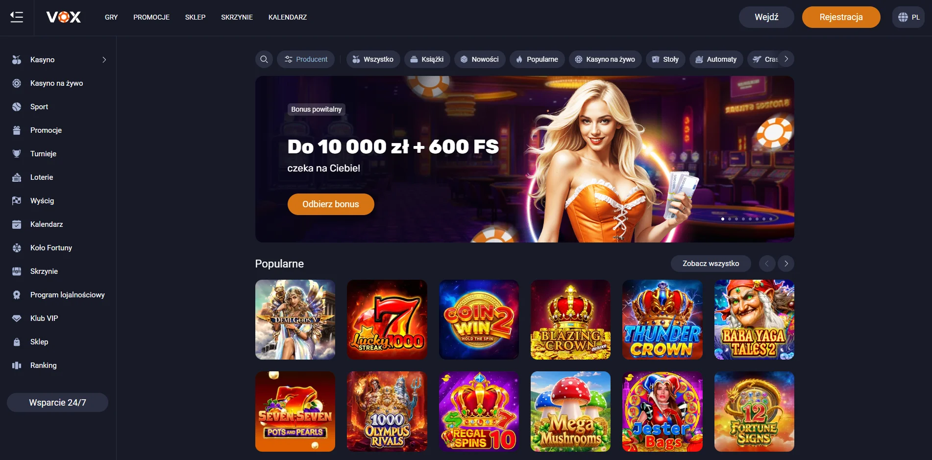 Boomerang Bet Casino bonus dla nowych graczy